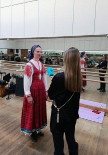 Сюжет о подготовке новой театрализованной программы &laquo;Масленка&raquo; вышел на телевизионном канале &laquo;Первый информационный&raquo;